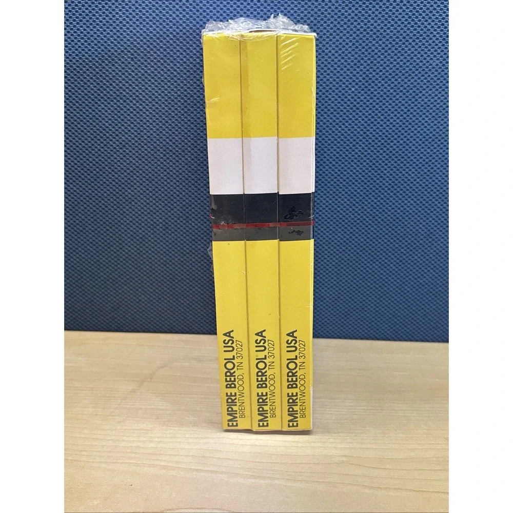 Lot Of 6 Berol Ensign 200-2 1/2 Medium Soft Writing Pencils Yellow Eraser pencil